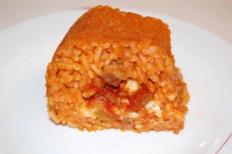 Sartù di riso alla napoletana